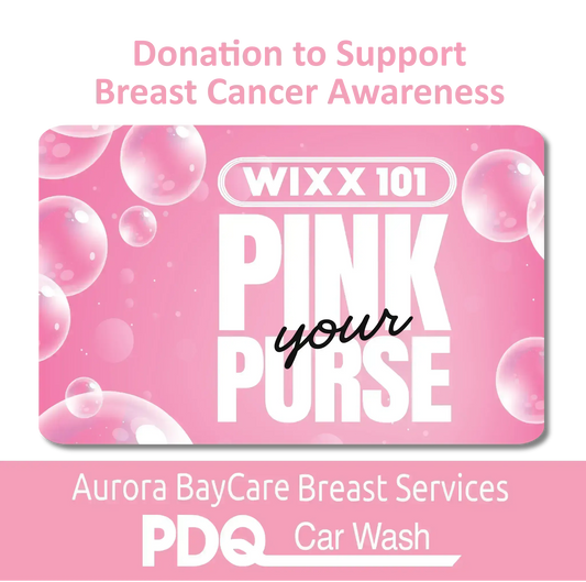 Pink Your Purse PDQ Car Wash Shop